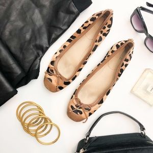 Stuart Weitzman Leopard Calf Hair Fats Sz 8